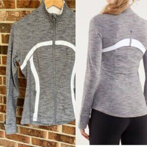 Lululemon  ^ Define Jacket Wee Are From Space Coal Fossil / White 10